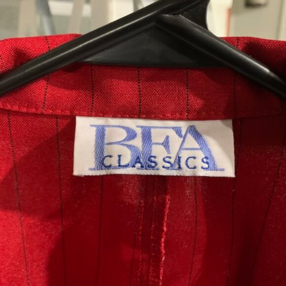 Red and Black Pinstripe Jacket - Picture 4 of 5